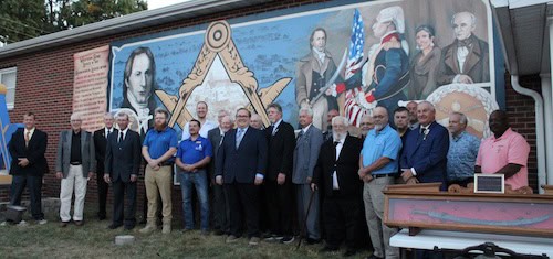 Masons mural